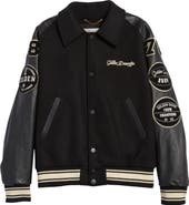 Golden Goose Golden Dreamers Wool & Leather Letterman's Jacket