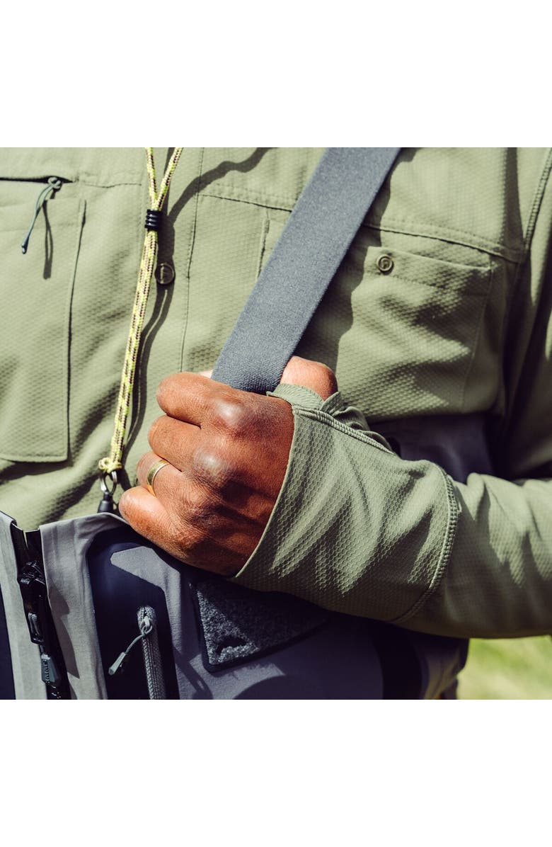 Backcountry Hybrid Tahoe Sun Hoodie - Men's, Alternate, color, Kalamata