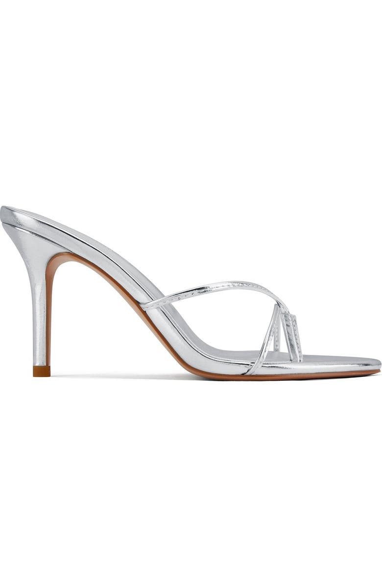 FEMME Sicilian Mule, Main, color, Platinum