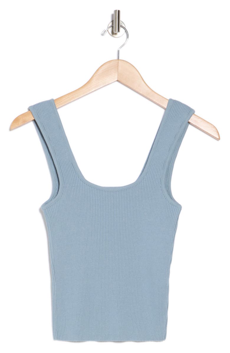 Vince Sweetheart Neck Ribbed Crop Tank, Alternate, color, Topaz