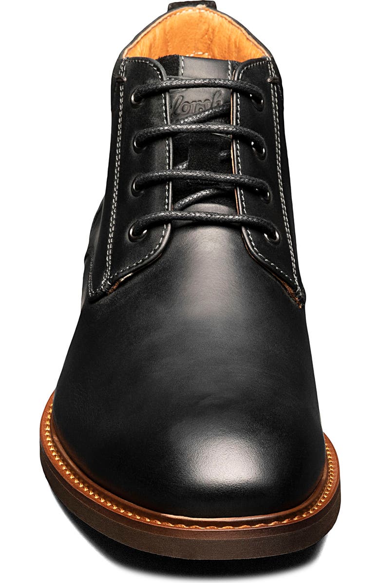 Florsheim Lodge Plain Toe Boot, Alternate, color, Black Ch