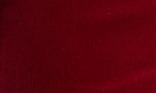 Kut From The Kloth Charlize Ankle Cigarette Velvet Pants In Red
