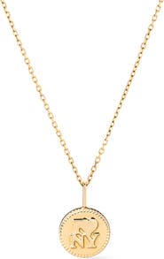 Ana Luisa Solid Yellow Gold - NYC Charm Necklace