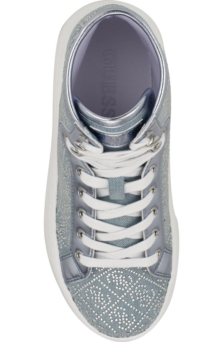 GUESS Queenly High Top Platform Sneaker, Alternate, color,