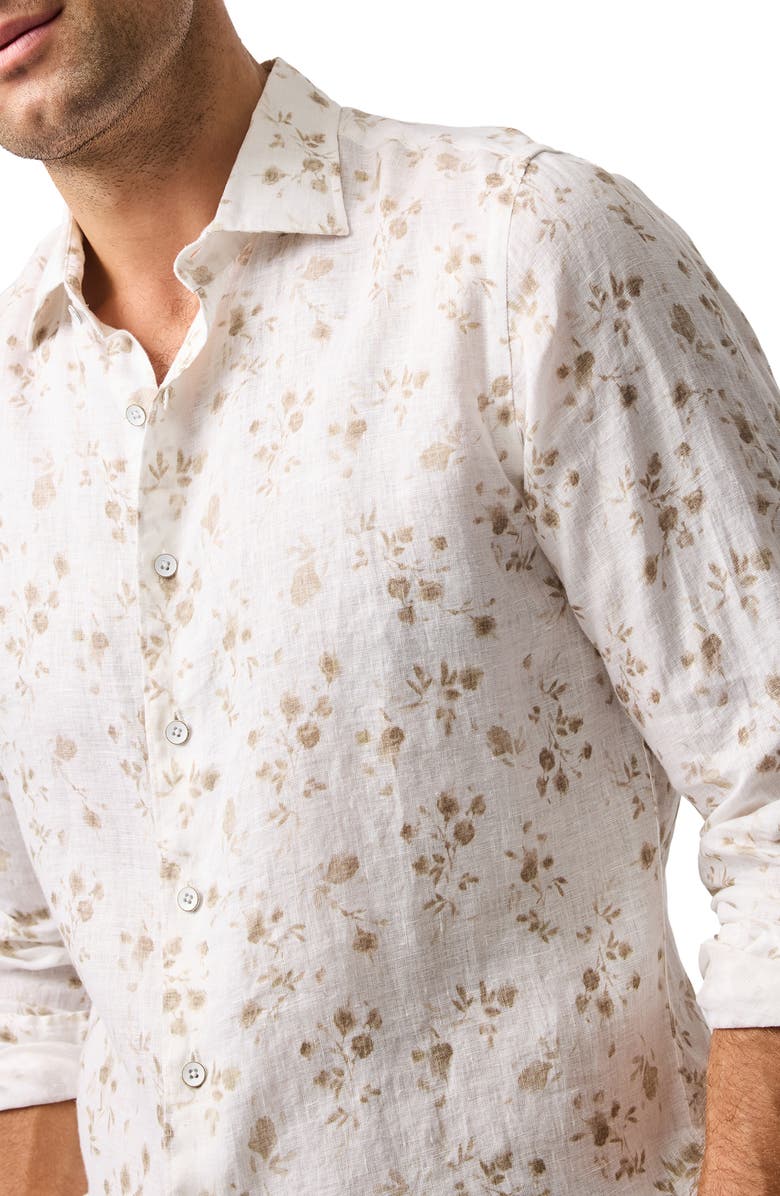 Rodd & Gunn Holmes Hill Floral Button-Up Shirt, Alternate, color, Birch