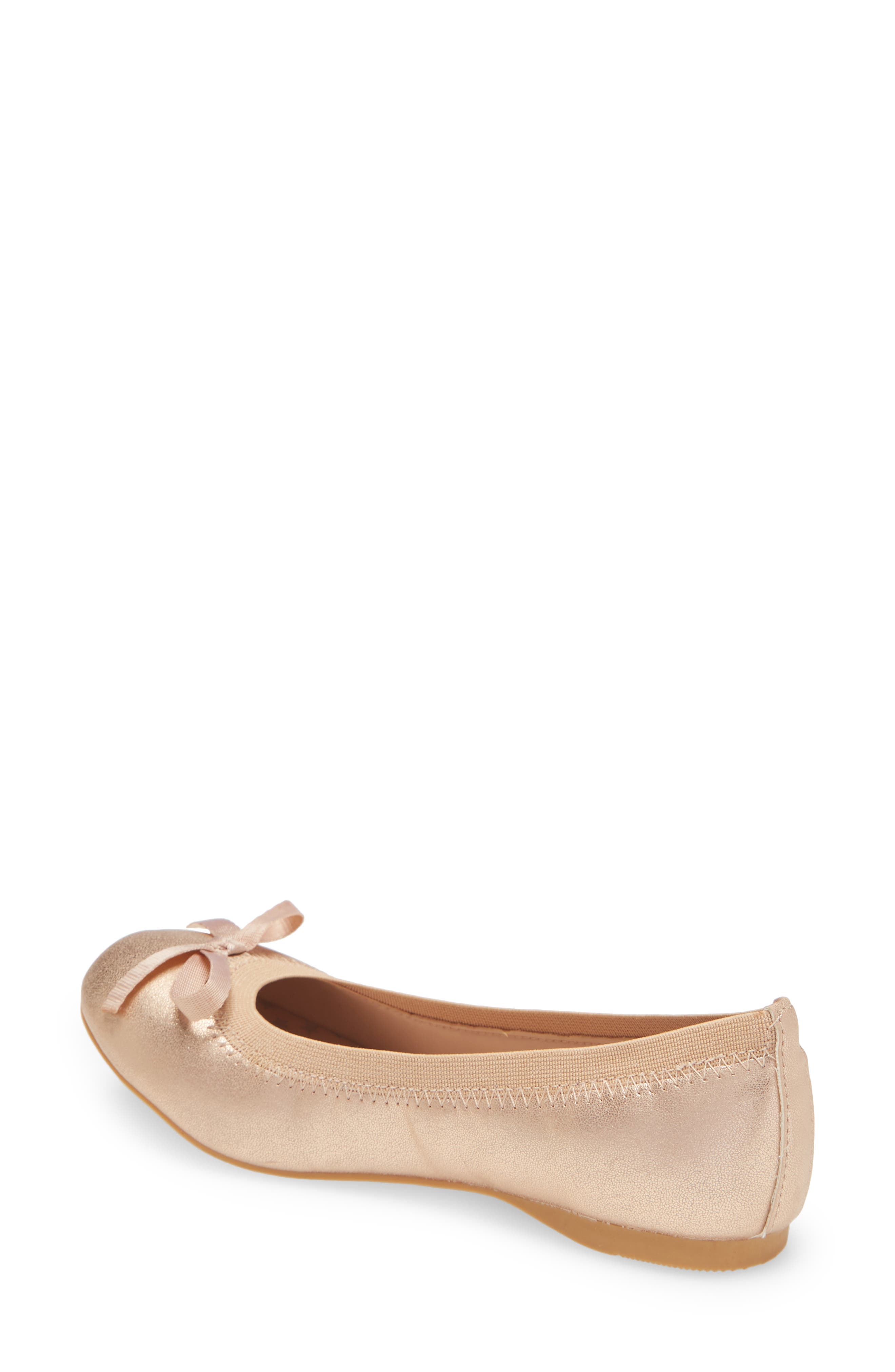 Elise Ballet Flat, Alternate, color, ROSE GOLD