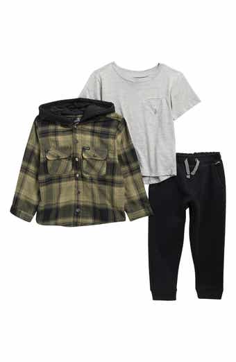 Volcom Kids' Hooded Jacket, T-Shirt & Joggers Set