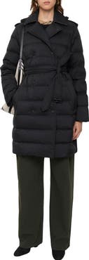 Burberry Mid-length Nylon Hooded Puffer Coat