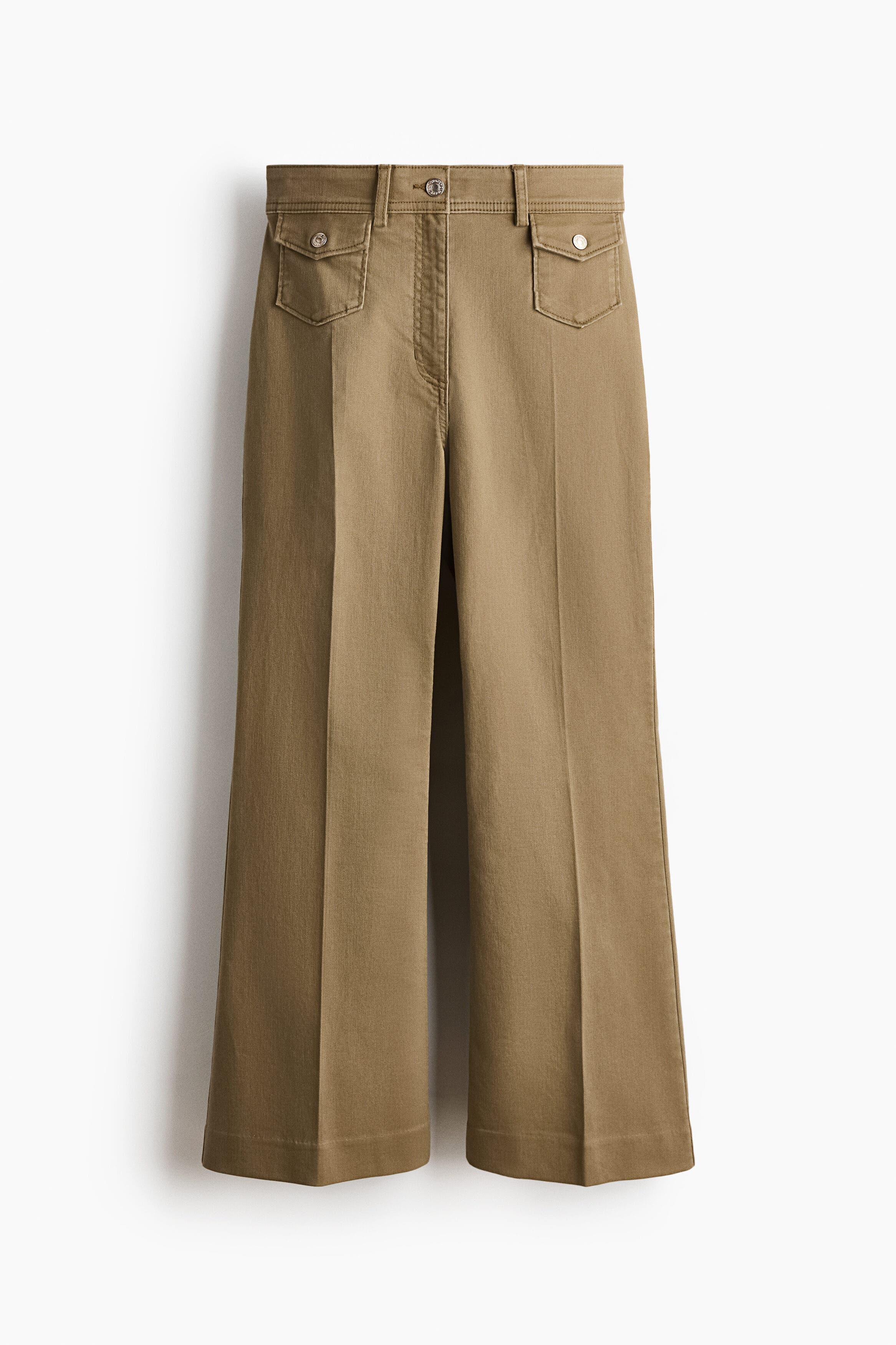 Flared Ankle-length Trousers - image 3