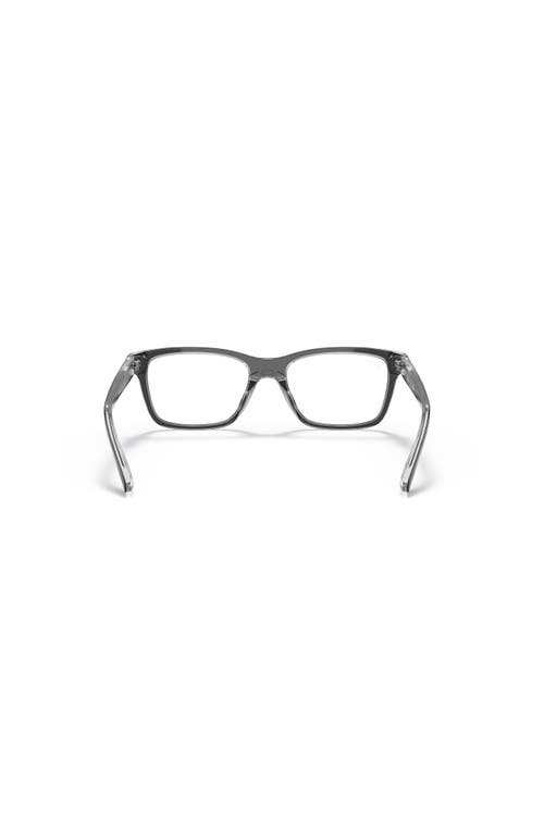 Ray Ban Ray-ban 48mm Square Optical Glasses In Black