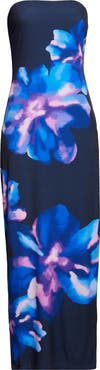 Ramy Brook Nora Floral Strapless Maxi Dress