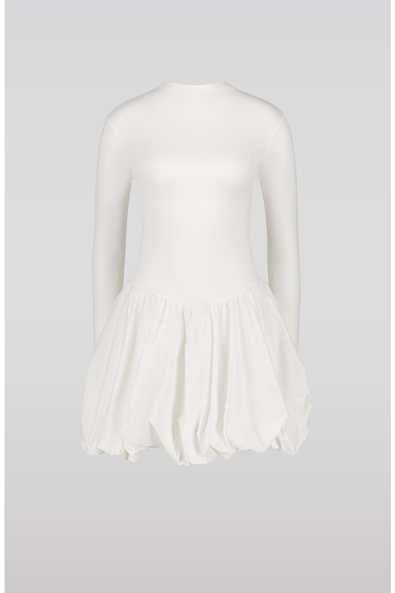 Ciel Drop Waist Bubble Dress, Main, color, Ivory