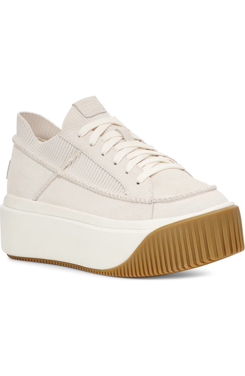 UGG<sup>®</sup> EZ-Duzzit Platform Sneaker, Main, color, Wht
