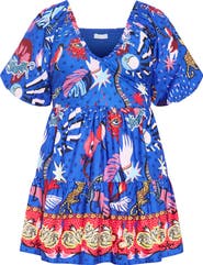 City Chic Simono Fit & Flare Minidress