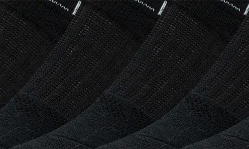 Strideline Premium 8-pack No-show Socks In Black
