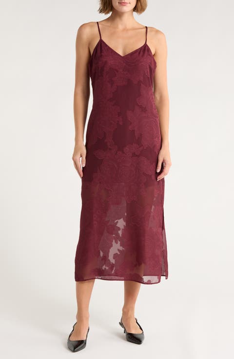 Jacquard Slip Dress