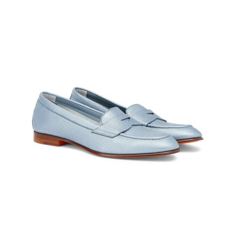 Women's Tumbled Leather Penny Loafer