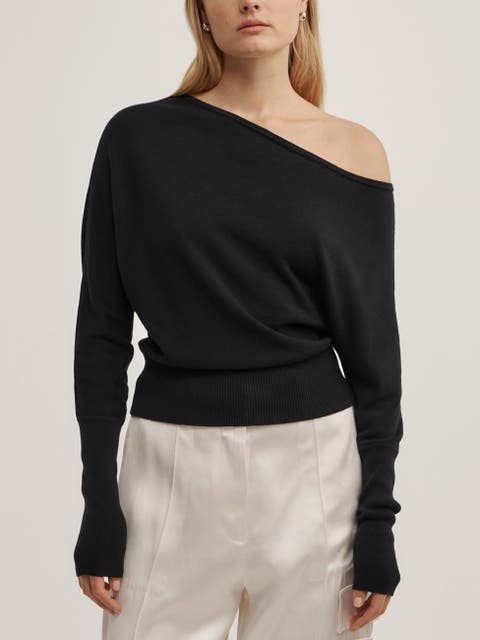 Fine Asymmetric Knit