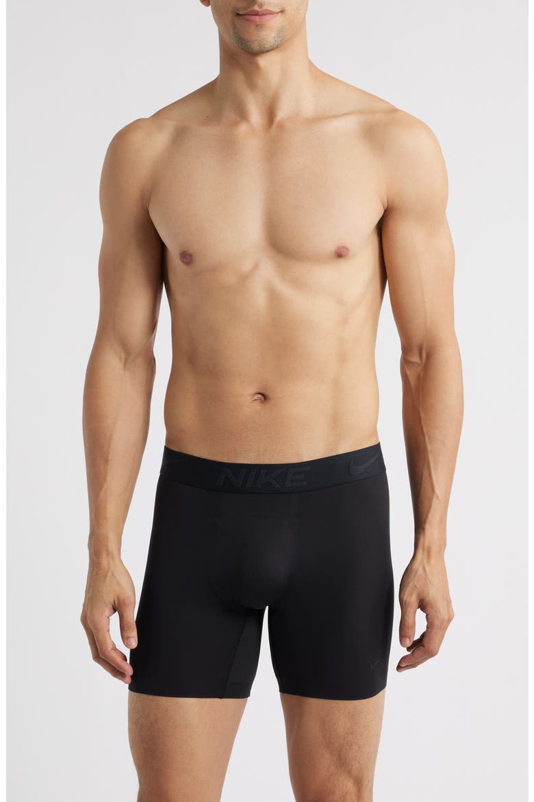 Elite Micro Boxer Briefs, Main, color, BLACK/ ANTHRACITE
