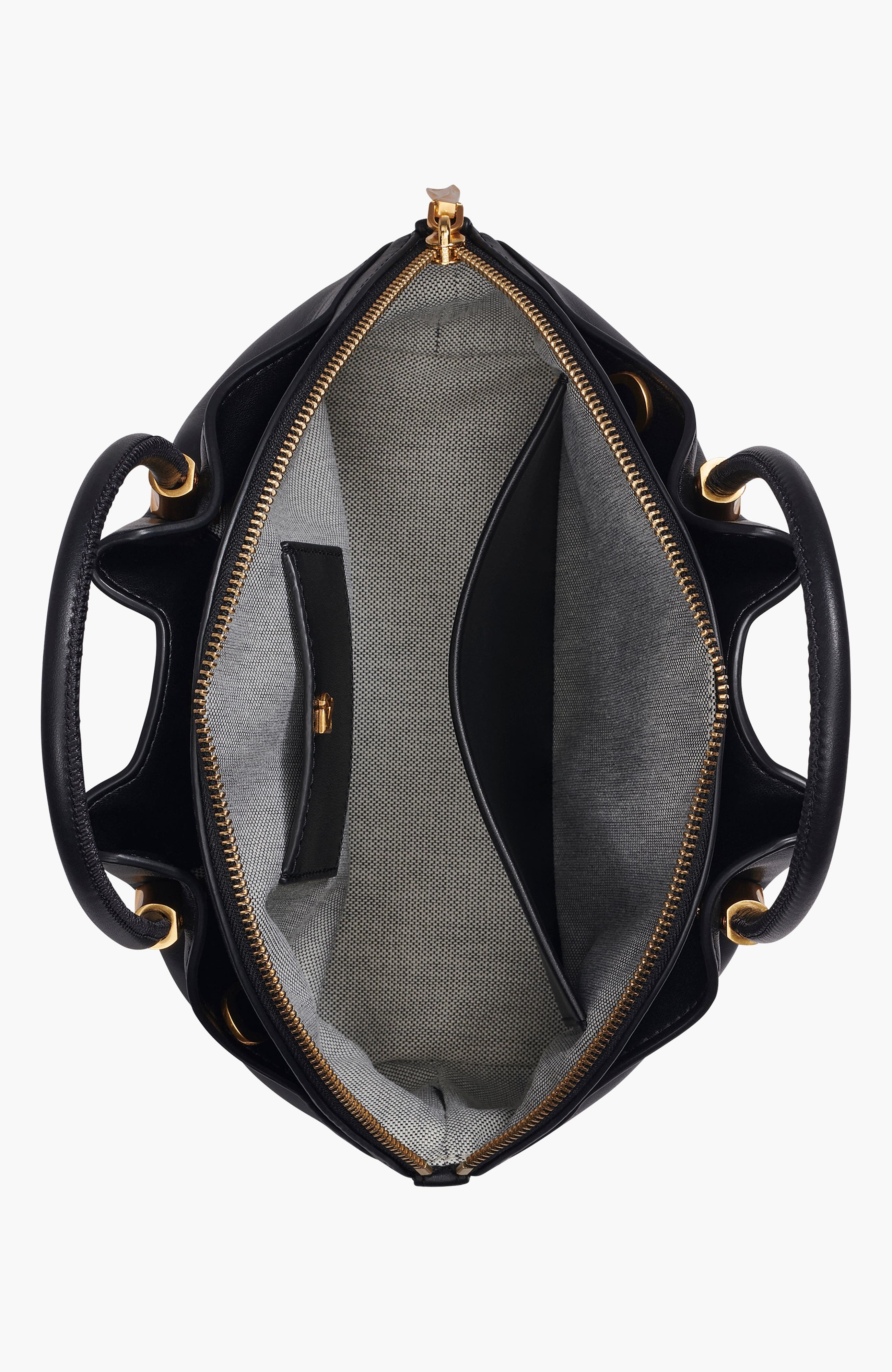 Donna Karan New York Oxford Crossbody, Alternate, color, Blk/Gold