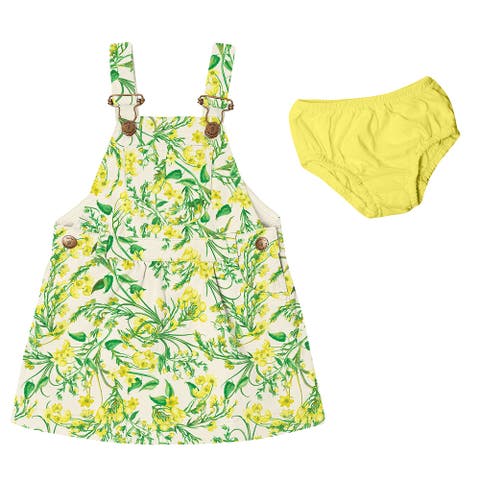 Print Overall Dress