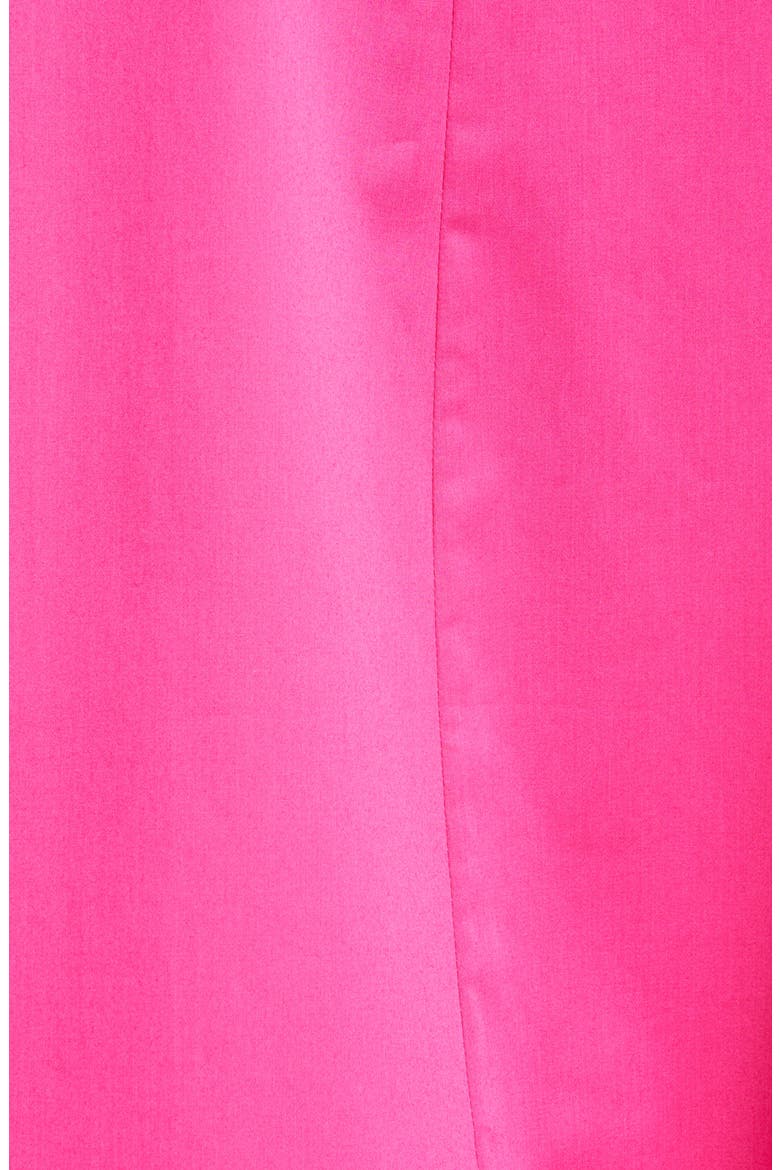 Bubble Poplin Midi Skirt, Alternate, color, CERISE