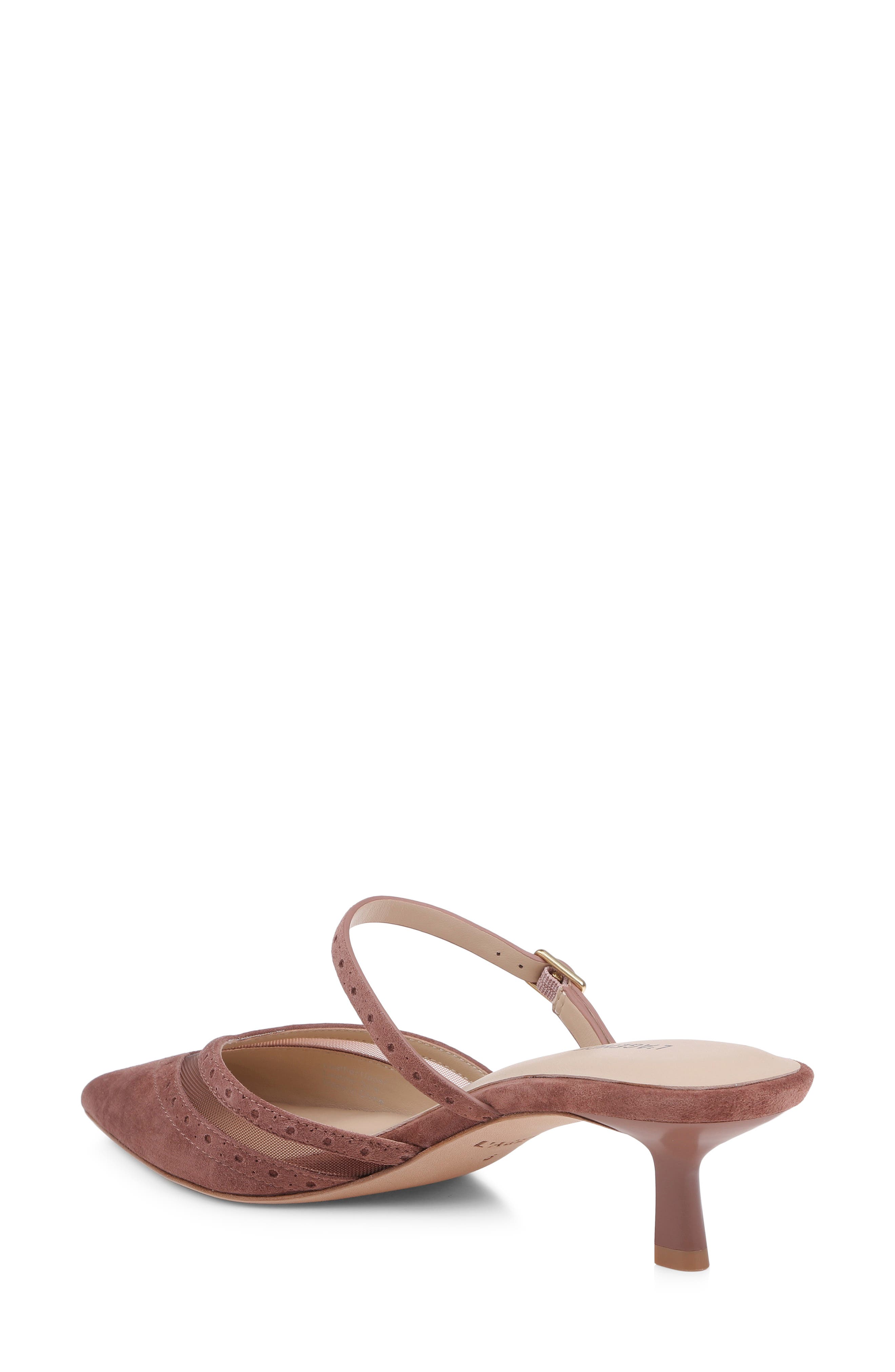 Shelbie Mule, Alternate, color, HAZEL SUEDE