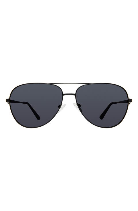 Shoreditch 62mm Oversize Aviator Sunglasses