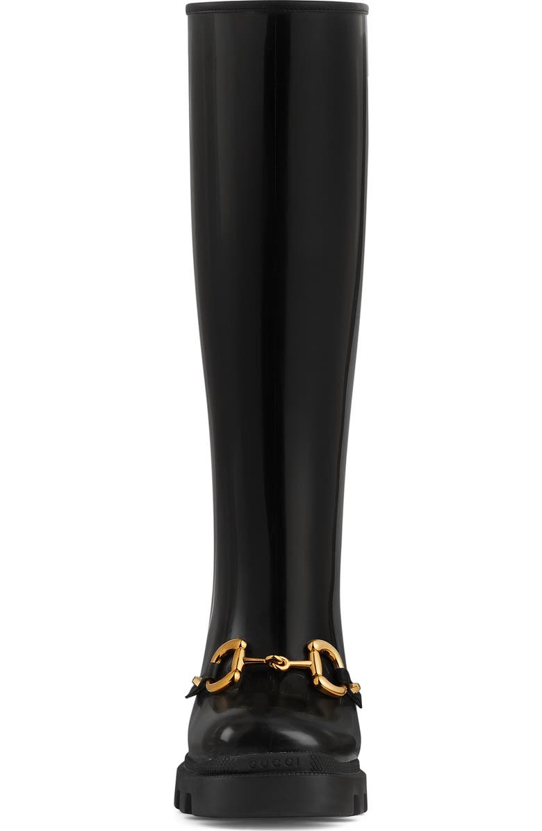 Gucci Trip Lug Knee High Rain Boot, Alternate, color,