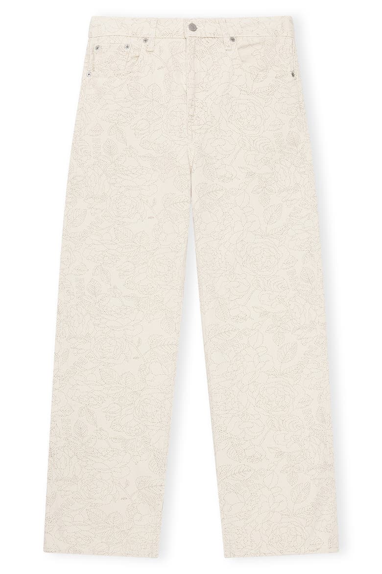 x Levi's® Floral Print Wide Leg Jeans, Alternate, color, NATURE