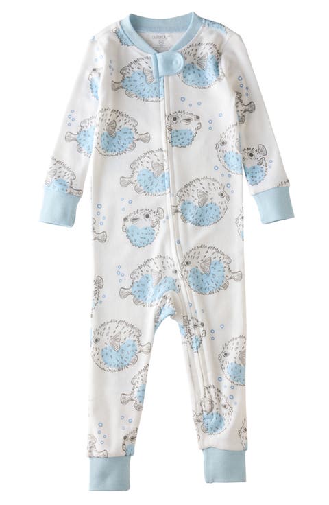 Shawn Footless Organic Cotton One-Piece Pajamas (Baby)