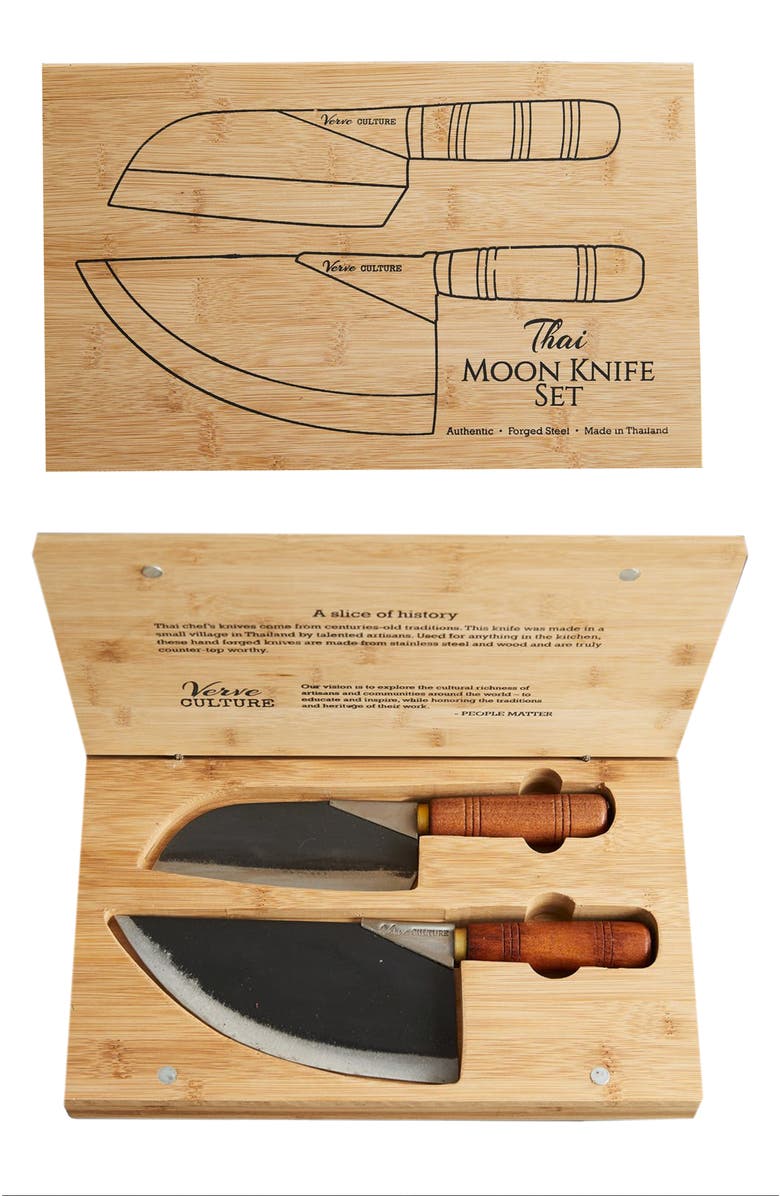 Verve Culture Thai Moon Knife Set, Main, color, NO COLOR