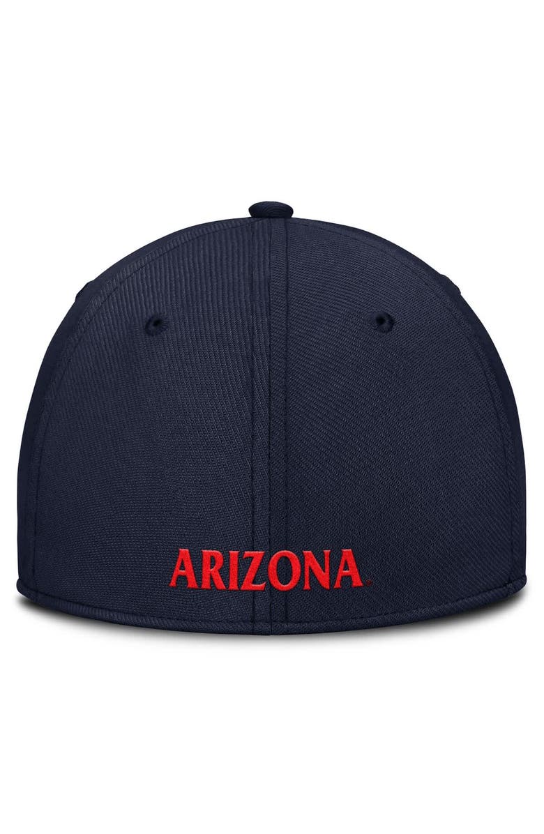 Nike Men's Nike Navy Arizona Wildcats 2025 Dugout Coaches Rise Swoosh Performance Flex Hat, Alternate, color, 