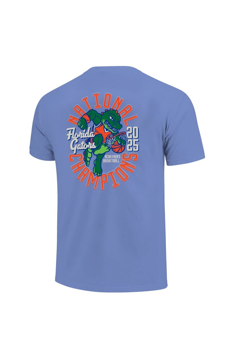 IMAGE ONE Youth Blue Florida Gators 2025 NCAA Men's Basketball National Champions Comfort Colors Mascot T-Shirt, Alternate, color,