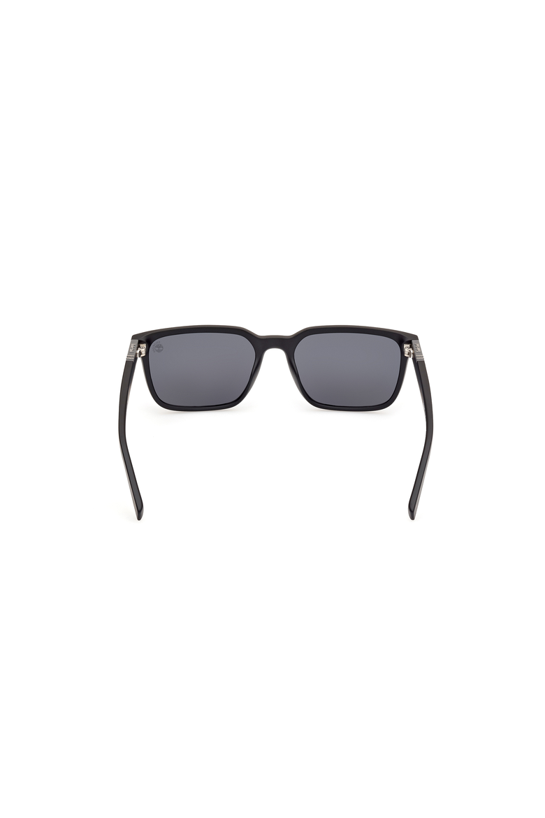 Classic Rectangular Polarized Sunglasses, Alternate, color, Matte Black / Smoke