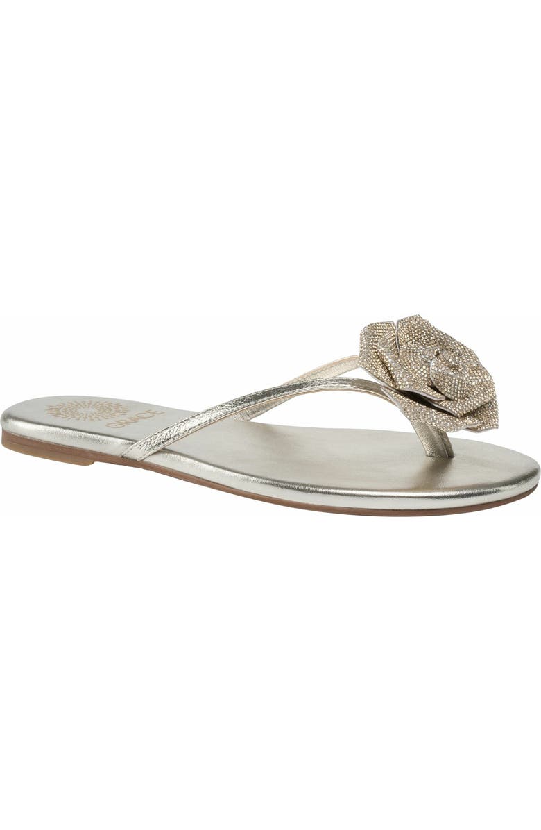 Grace Footwear Sicily Sandal, Main, color, Gold
