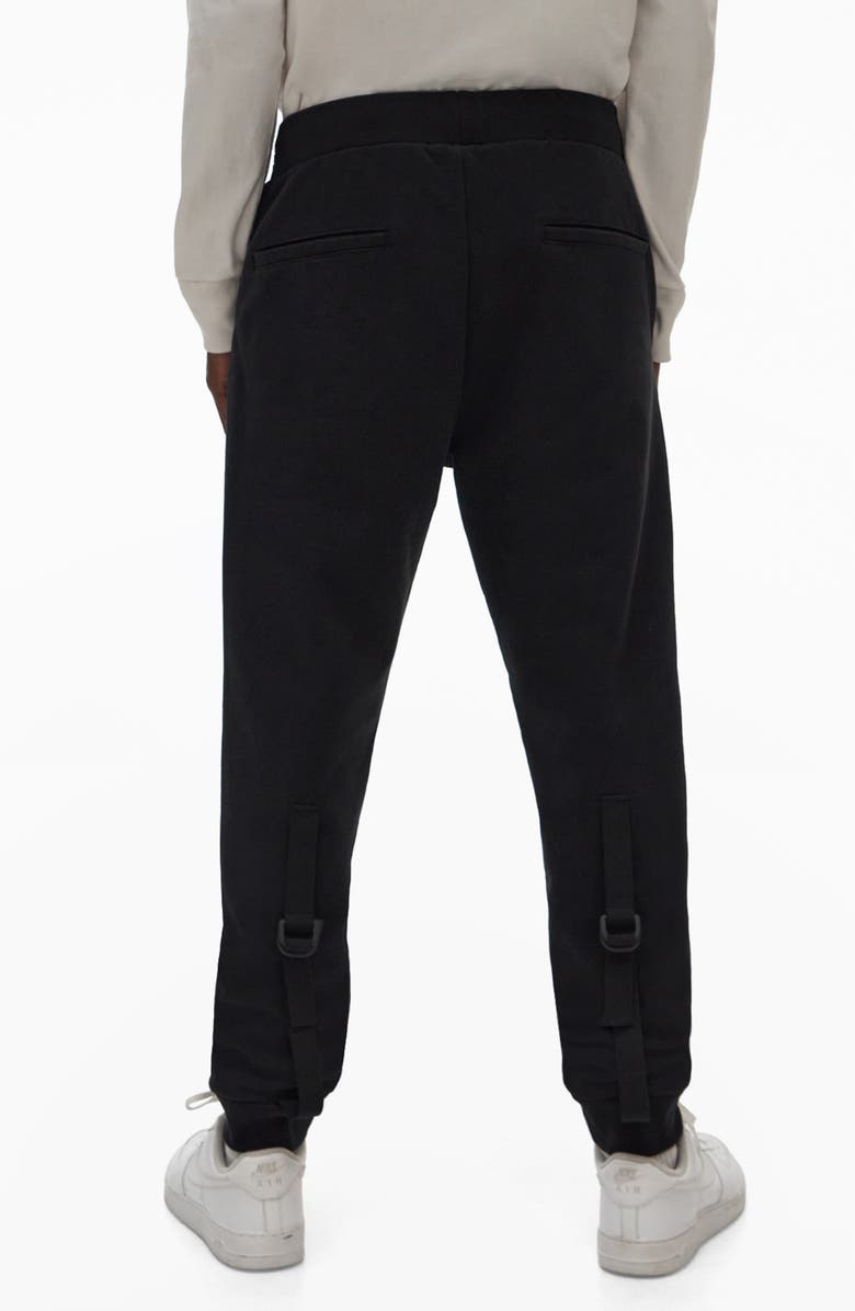 Helmut Lang Strap Cotton Sweatpants, Alternate, color,