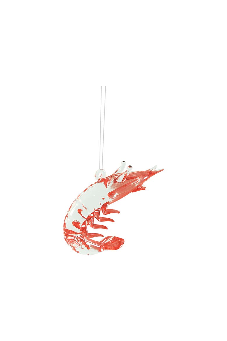Shrimp Ornament, Main, color, Red