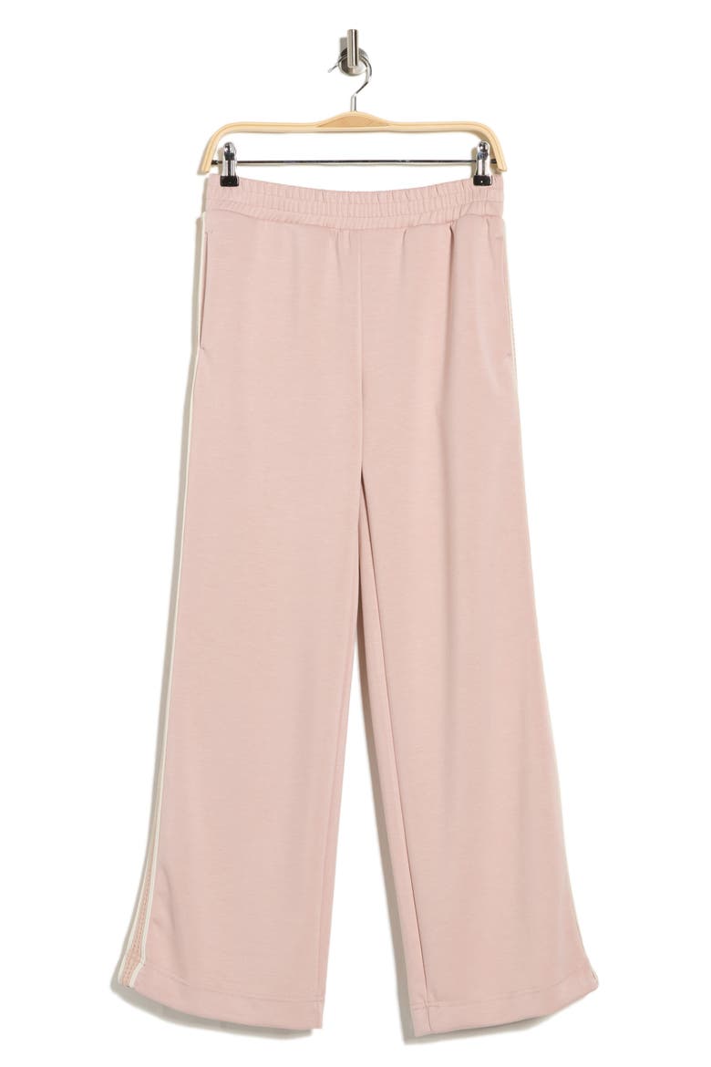 Braided Trim Scuba Knit Pants, Alternate, color, DUSTY PINK
