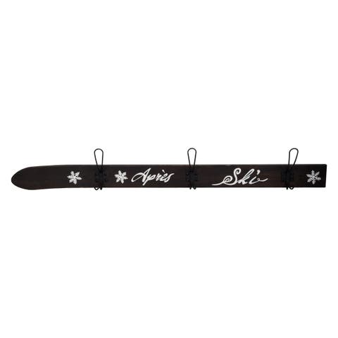 Ski Winter Sports Hooks Wall Decor