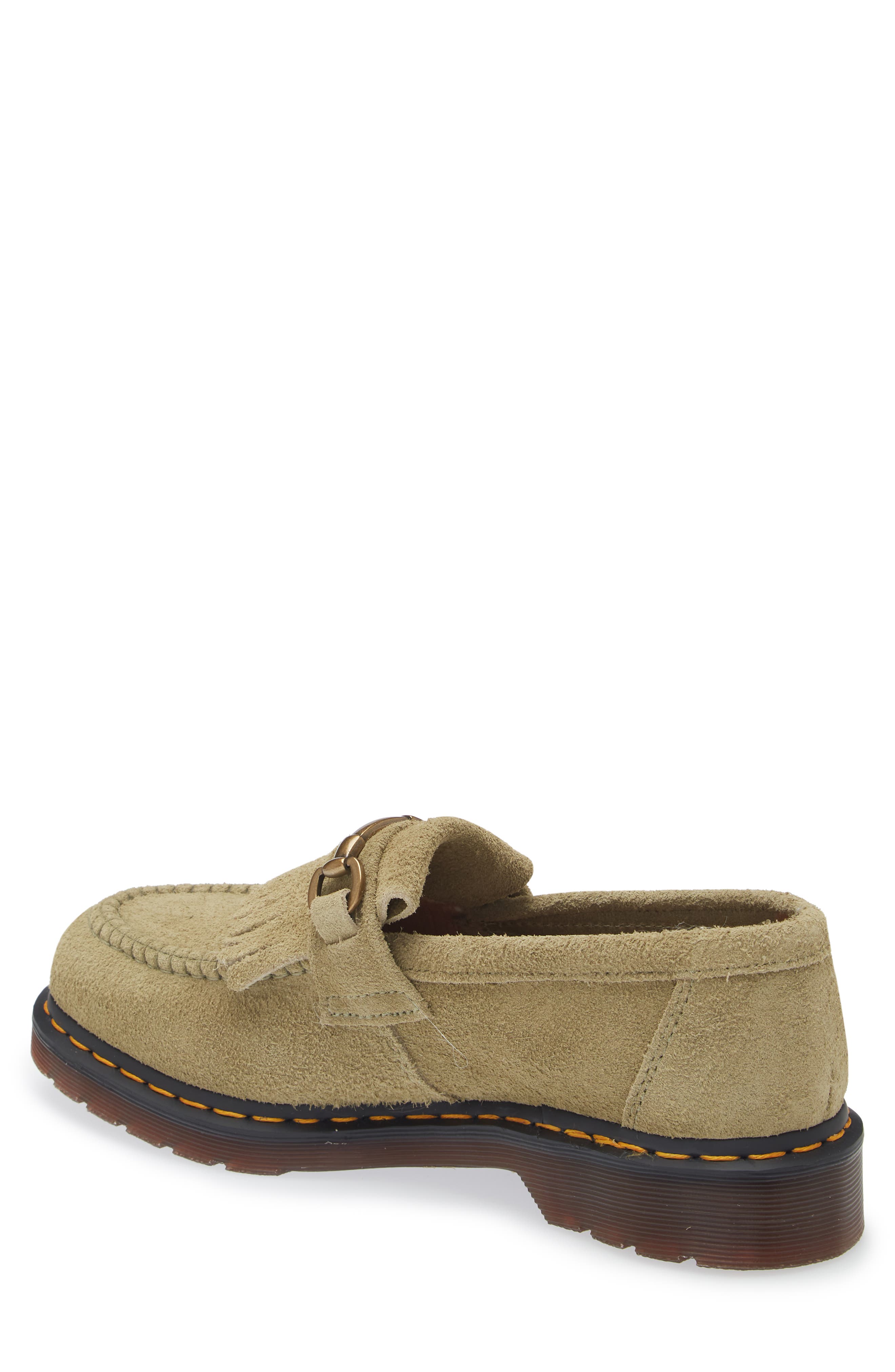 Adrian Snaffle Kiltie Loafer, Alternate, color, PALE OLIVE DESERT OASIS SUEDE