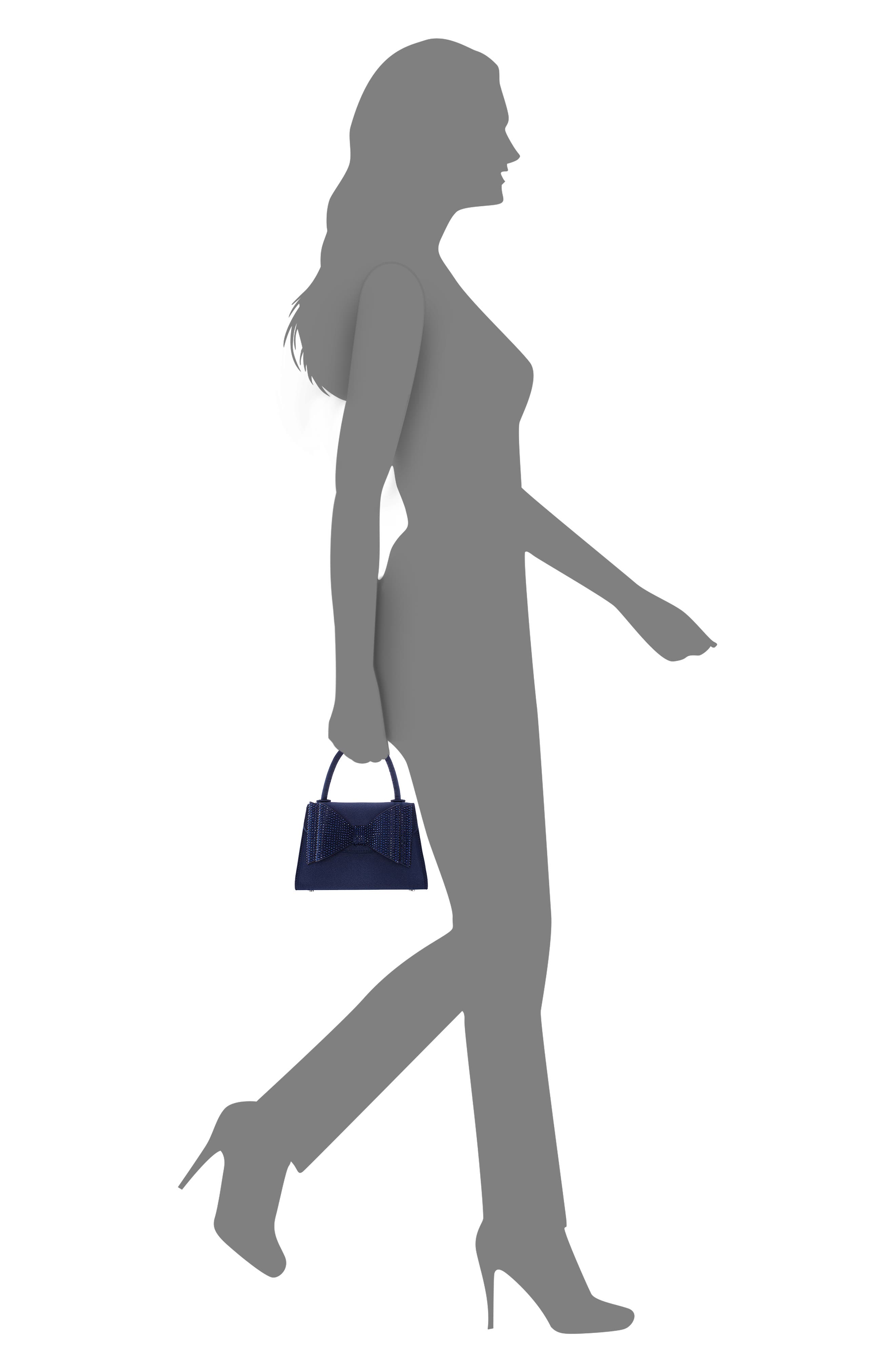 Nina Alila Top Handle Bag, Alternate, color, Navy