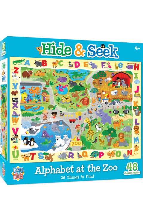 Alphabet at the Zoo 48 Piece Puzzle