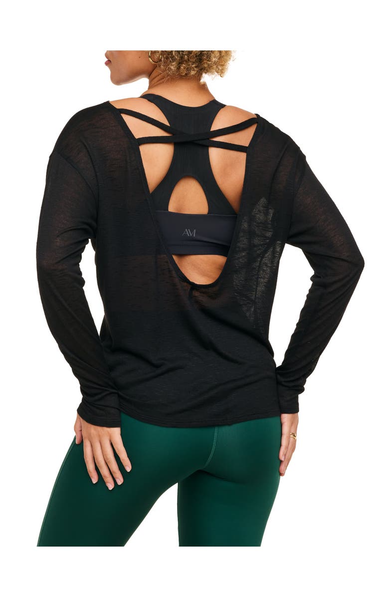 Adore Me Mallory Long Sleeve Active Top, Alternate, color, 
