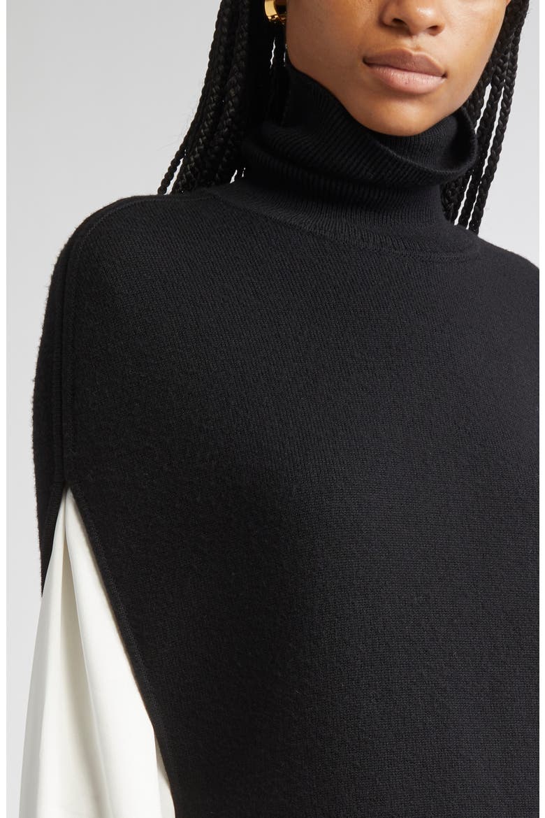 Wool Double Knit Vest, Alternate, color, BLACK