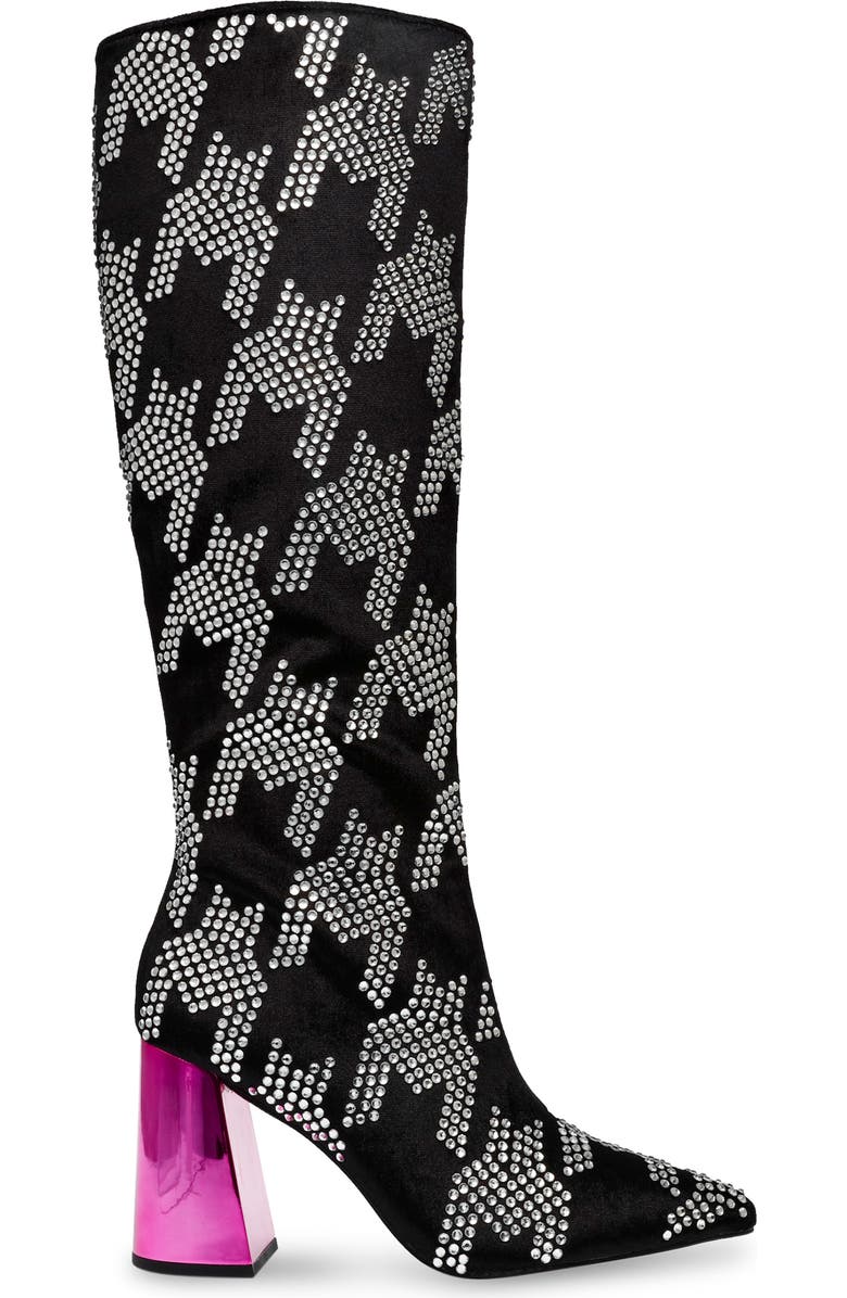 Betsey Johnson Naomy Pointed Toe Knee High Boot, Alternate, color,