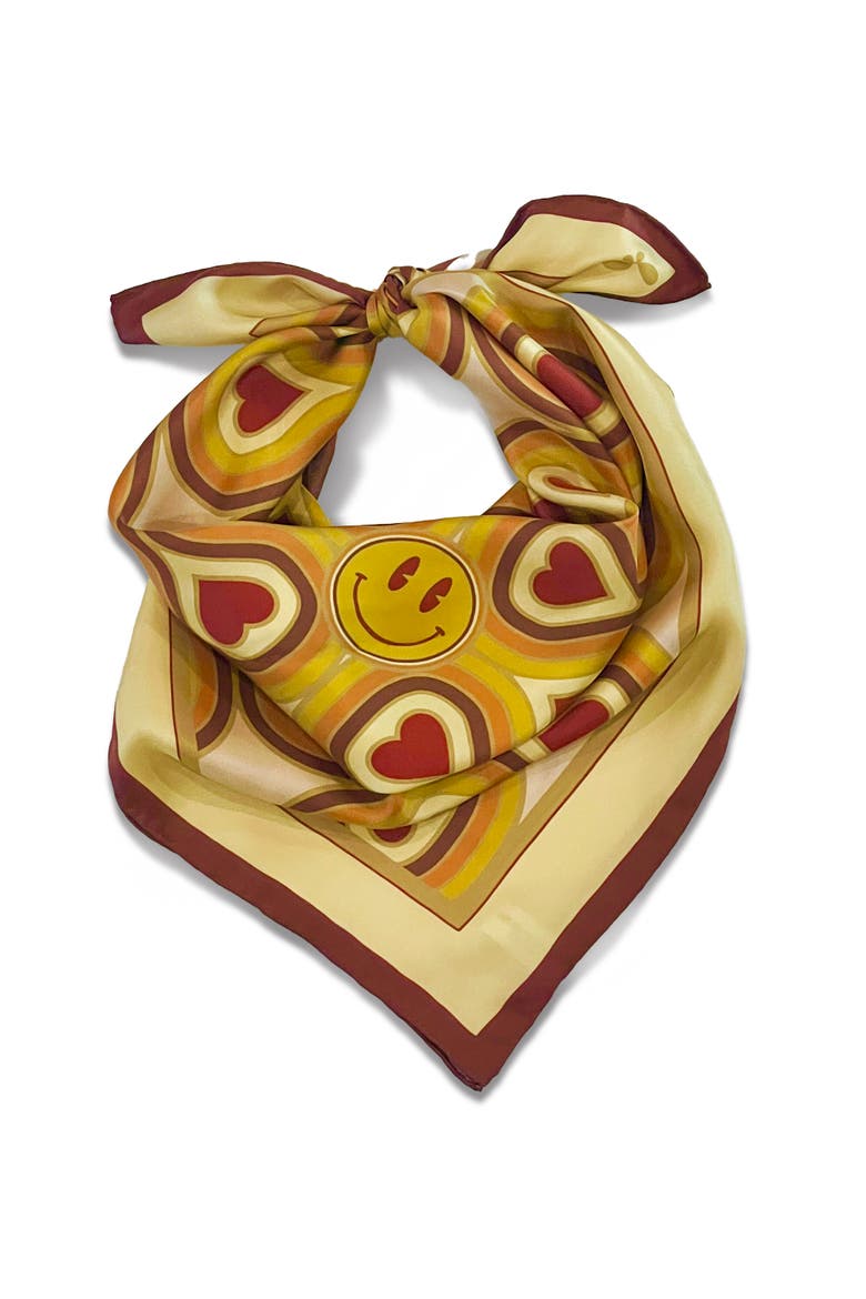 Silk Bandana, Alternate, color, Wonderlust