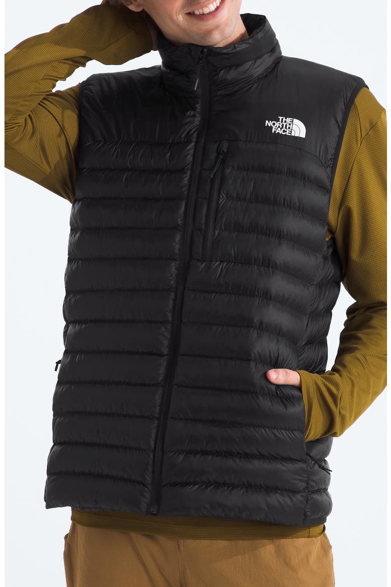 Terra Peak Packable Quilted Vest, Main, color, TNF BLACK