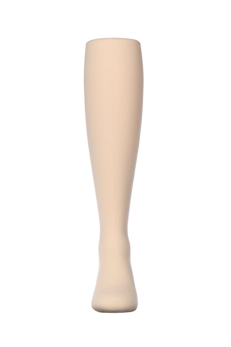 Winter Opaque Nylon Tights, Alternate, color, Linen