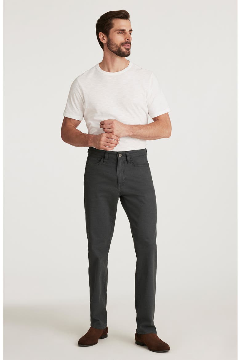 Charisma Relaxed Straight Leg CoolMax® Twill Pants, Alternate, color, IRON COOLMAX